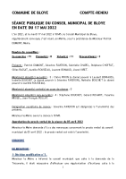 17-05-2022 Réunion du conseil municipal