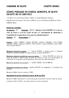 20-06-2023 Réunion du conseil municipal