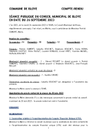 26-09-2023 Réunion du conseil municipal