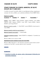 19-06-2025 Réunion du conseil municipal