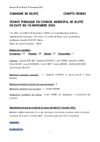 18-11-2025 Réunion du conseil municipal