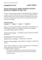 20-03-2026 Réunion du conseil municipal
